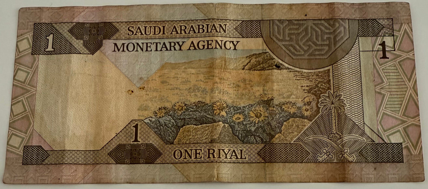 عملة سعودية من فئة ريال واحد